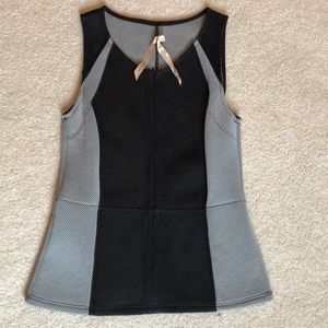 Anthropologie Bailey 44 Mesh Scuba Color-block Top